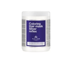 Маска для волос Kallos Cosmetics Сильвер рефлекс с антижелтым эффектом 1000 мл