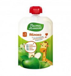 Пюре Расти большой яблоко 90 г