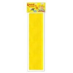 Бумага крепированная, Каляка-Маляка р. 50х250 см 1 шт арт. БКЦКМ-Ж желтая европодвес