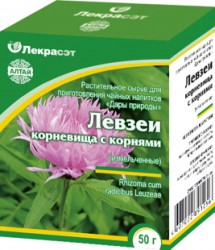 Левзеи корневище с корнями, сырье 50 г 1 шт