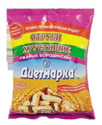 Отруби 200 г Диетмарка ржаные бородинские