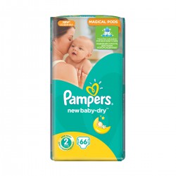 Подгузники 66 шт. Pampers нью беби-драй мини 3-6 кг