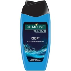 Гель для душа для мужчин, Palmolive (Палмолив) 250 мл Мен Спорт восстанавливающий 3в1 (для тела лица и волос) с экстрактом цитрусовых