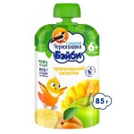 Пюре, Черноголовка 85 г Бэйби с 6 мес тропический салатик (яблоко абрикос манго банан) пауч