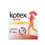 Тампоны, Kotex (Котекс) 8 шт актив нормал