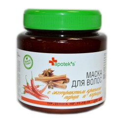 Маска для волос Apotek's с экстрактом красного перца и корицы 250 мл
