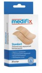 Лейкопластырь бактерицидный, Medifix (Медификс) р. 1.9смx7.2см 20 шт импэкс-мед стандарт на полимерной основе натуральный