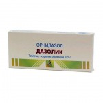 Дазолик, таблетки покрытые оболочкой 500 мг 10 шт