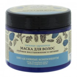 Маска для волос 100 живительных трав Агафьи глубокое восстановление и питание Таежная здравница 300 мл